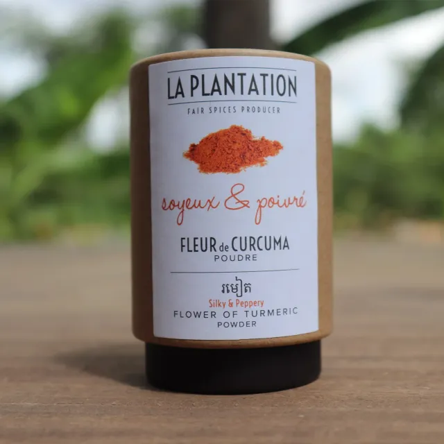 La Plantation Fleur de Curcuma poudre curcuma doux