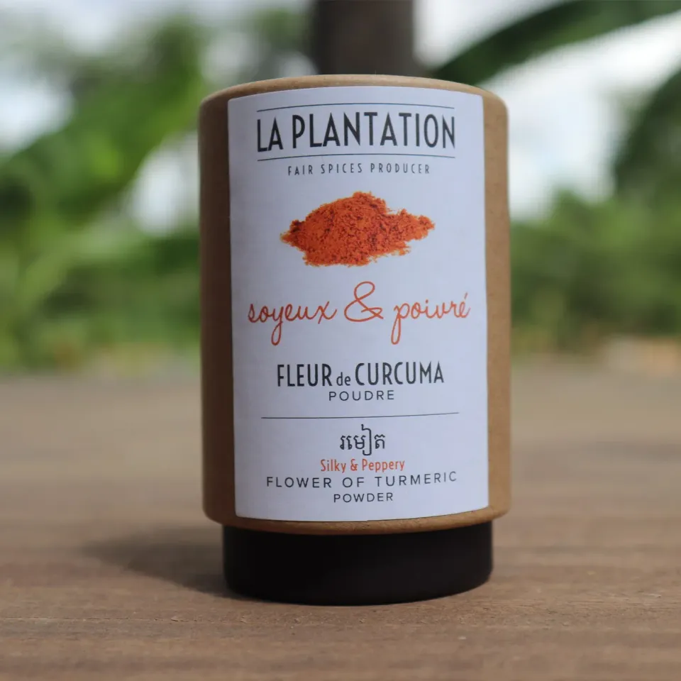 La Plantation Fleur de Curcuma poudre curcuma doux