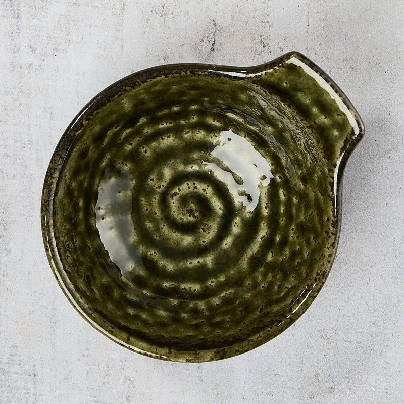 Nishikidori Tonsui Kobizen bol trempette 12,5cm grès