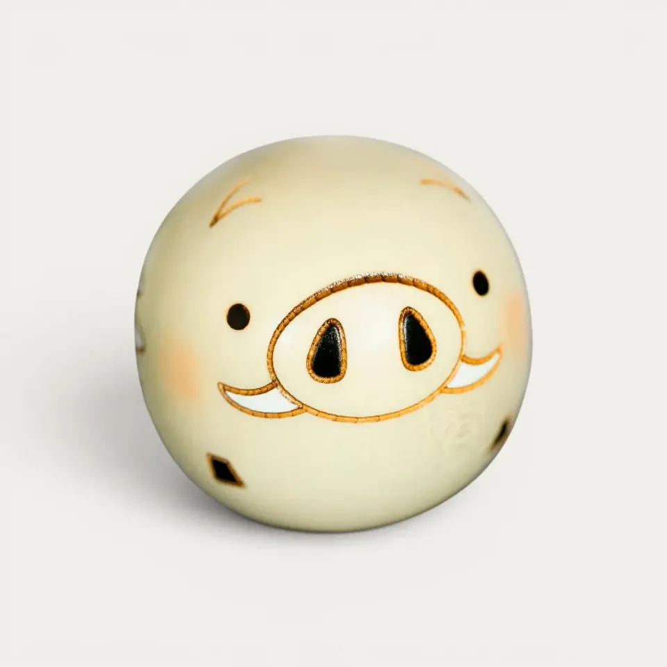 NISHIKIDORI Yurakoro figurine zodiaque culbuto coq