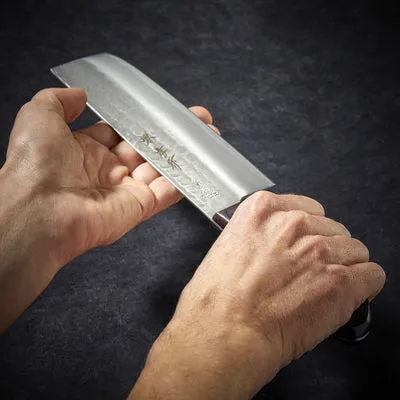 NISHIKIDORI Nakiri couteau légumes martelé 165 mm