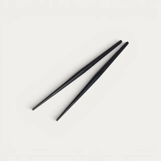 NISHIKIDORI baguettes octogonales noires 225 mm la paire légère