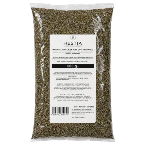 Hestia Herbs Lavande bourgeons alimentaires 500 g naturel