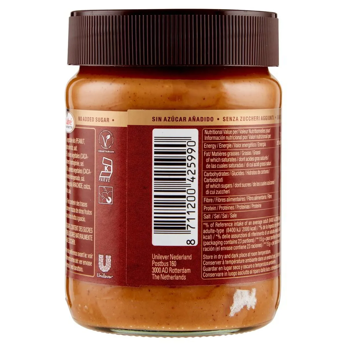 Calvé Beurre cacahuètes pâte 3x350g crémeux