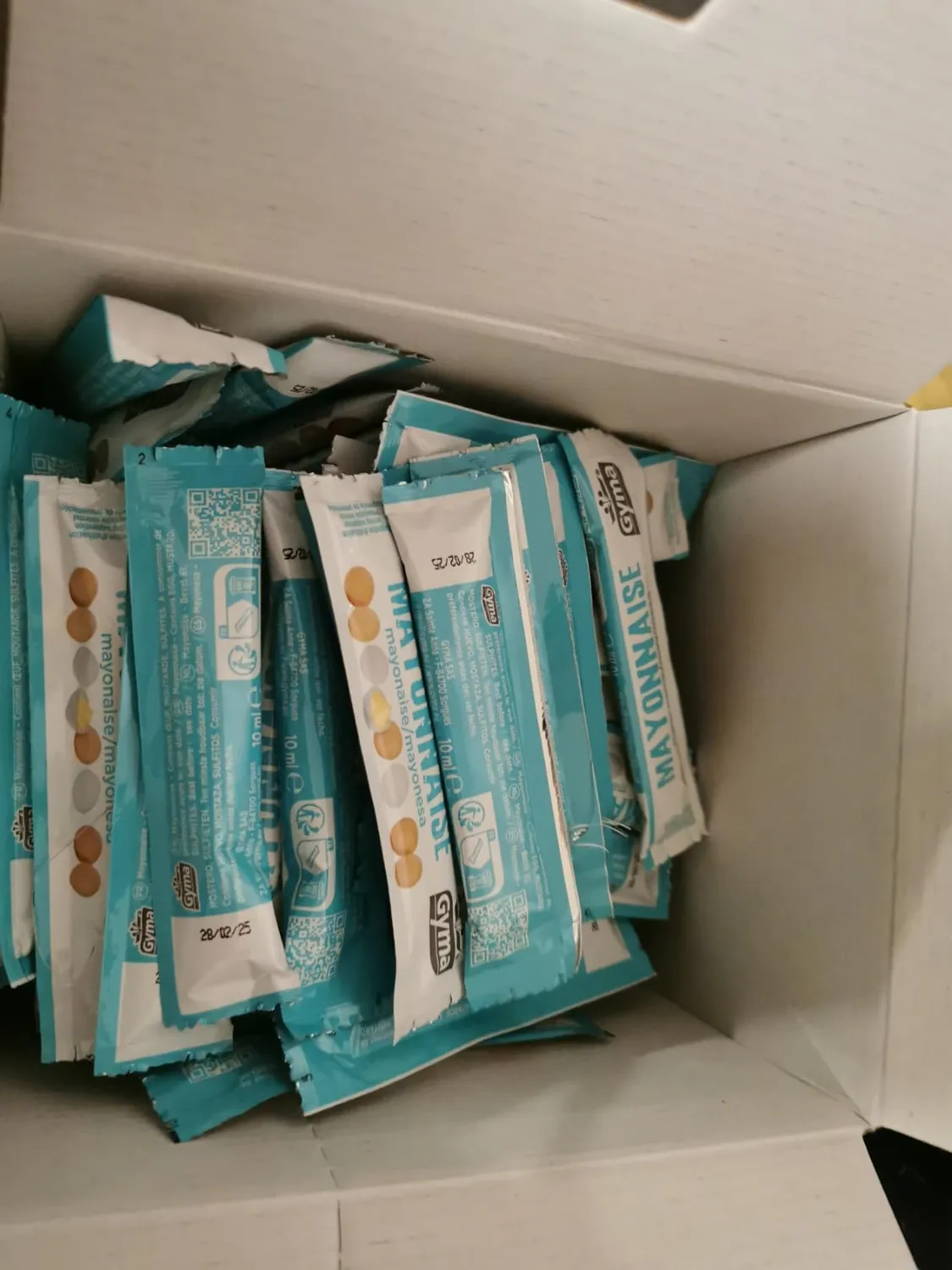 Gyma Mayonnaise sauce froide 100 sticks 10g