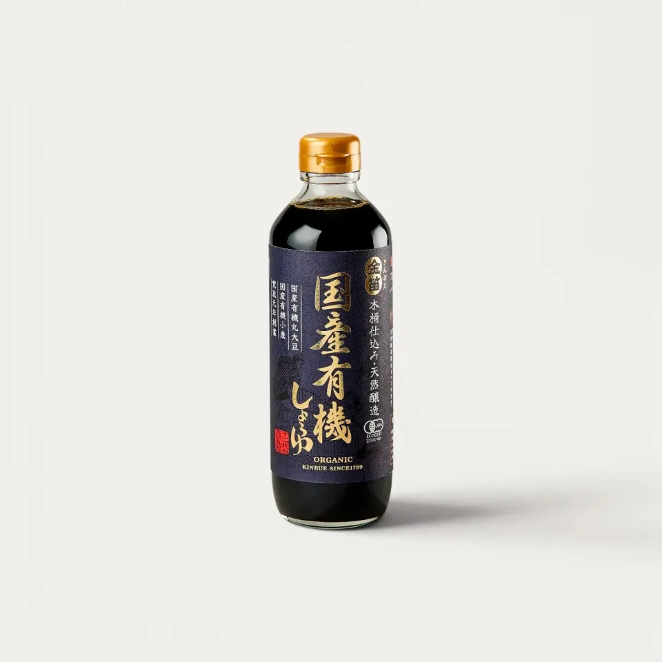 Kinbue sauce soja bio Koikuchi 600 ml fût bois