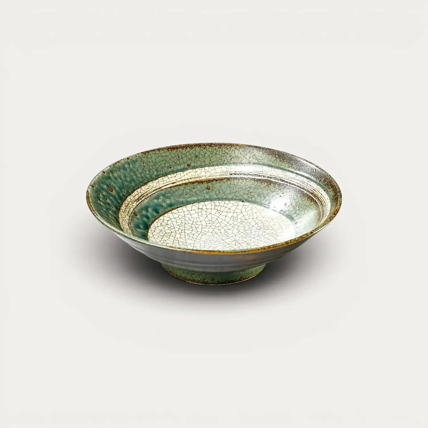 NISHIKIDORI Membachi Kon nezu assiette Ø 24,5 cm bleu gris