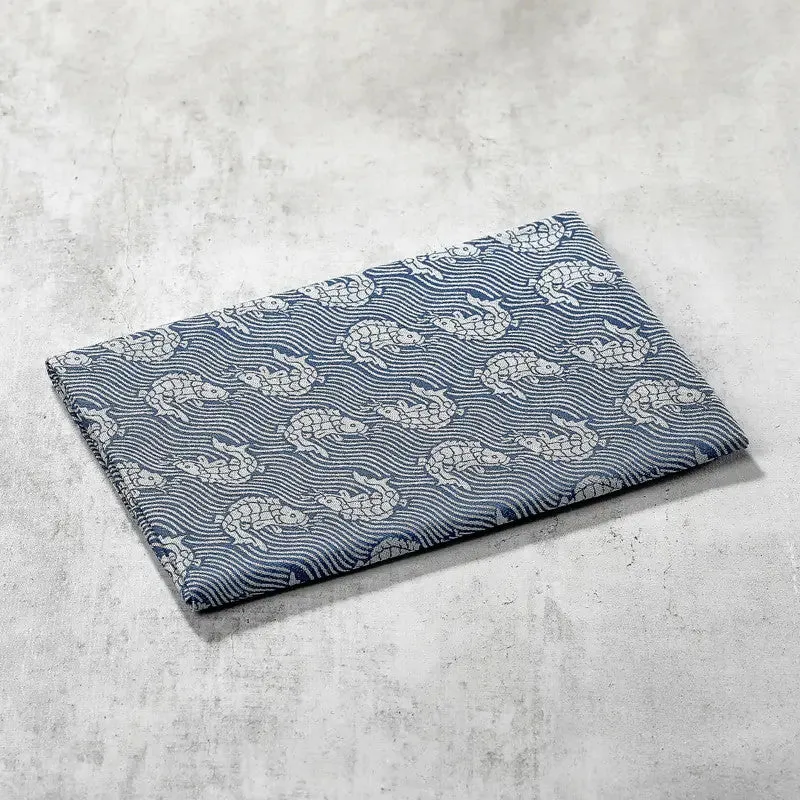 Nishikidori Araiso Asano-Ha furoshiki indigo