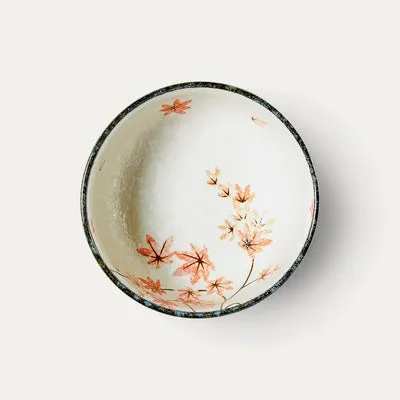 Nishikidori Feuilles d’Érable service matcha 4 pièces