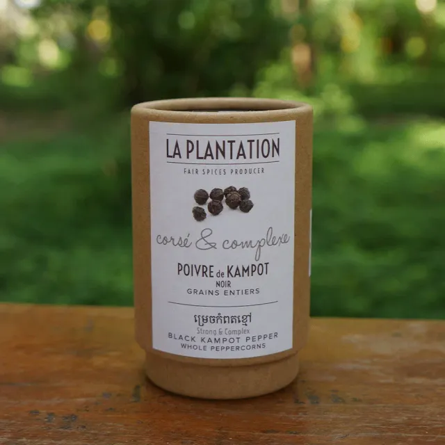 La Plantation Kampot Noir poivre en grains IGP corsé