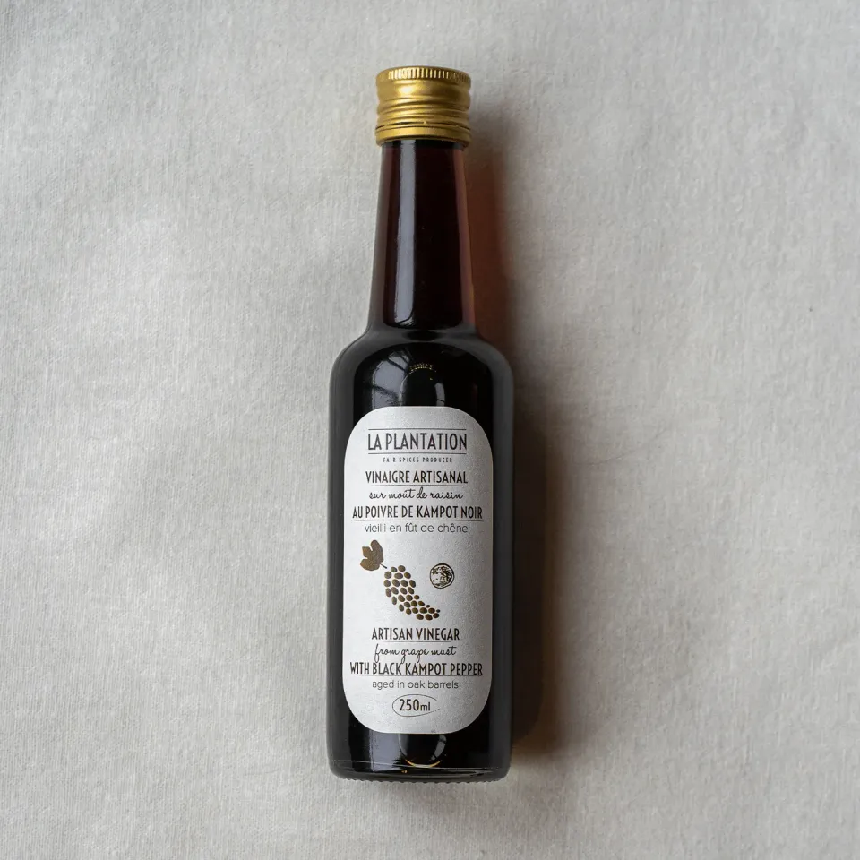 La Plantation Poivre de Kampot Noir vinaigre infusé
