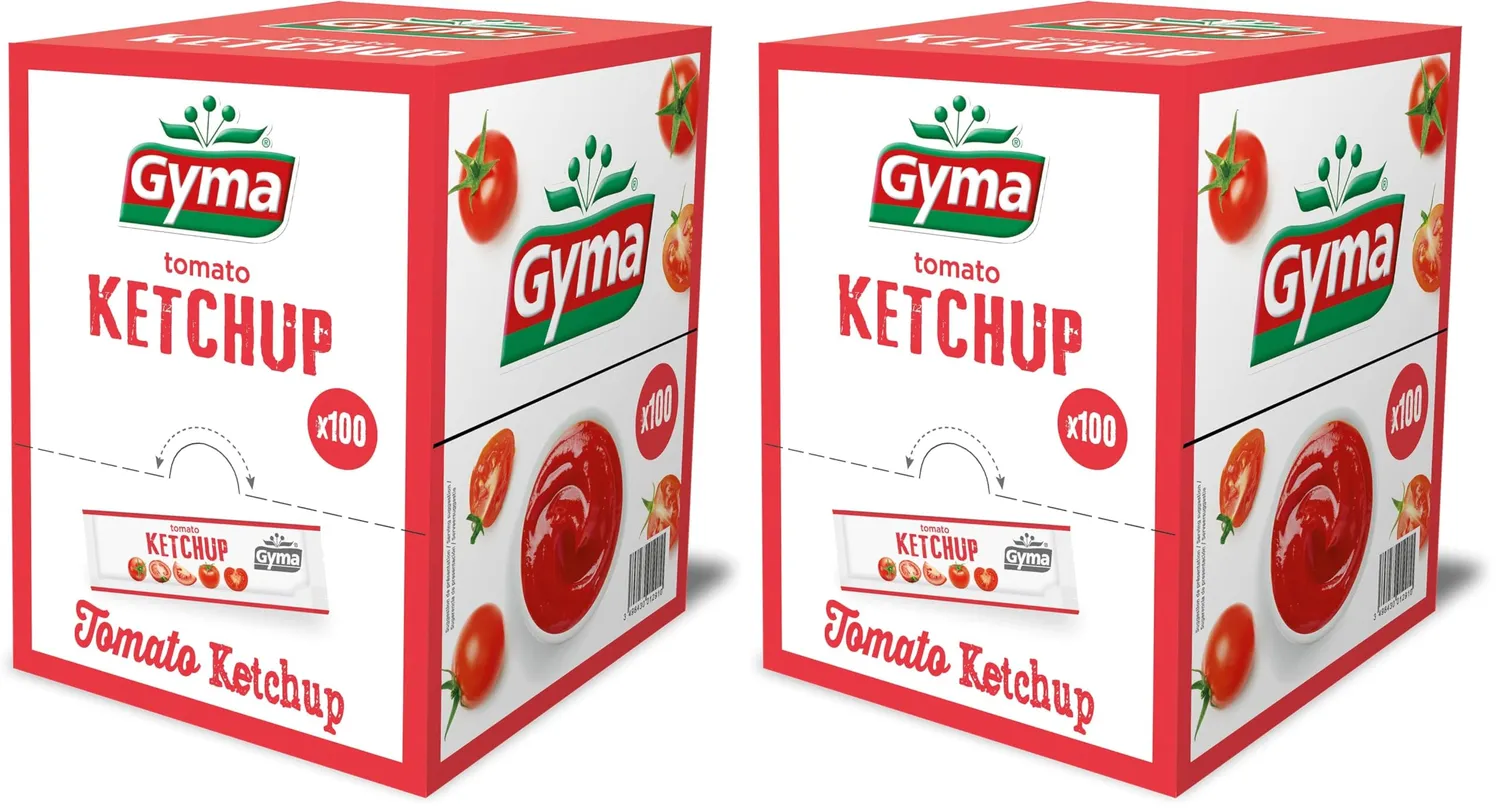 Gyma Boite Distributrice Ketchup sticks 100x10g sans colorant