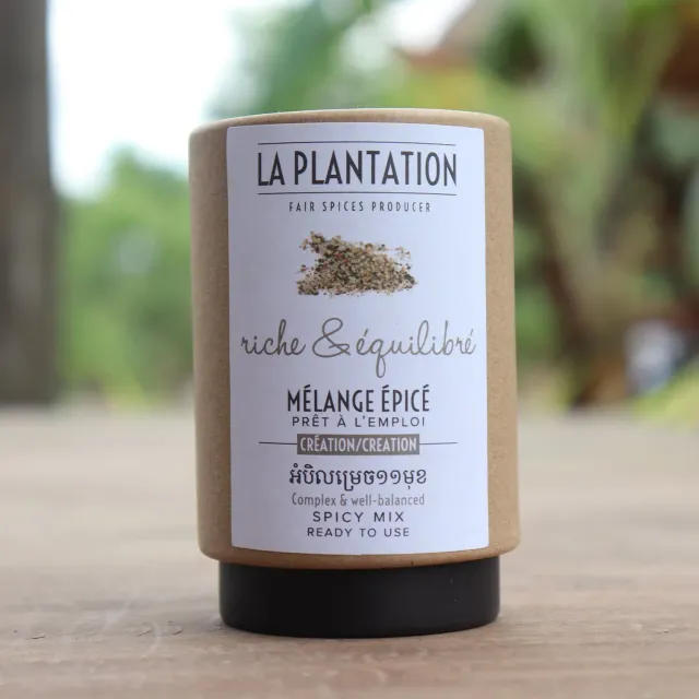 La Plantation Fleur de Sel poivres et épices mélange