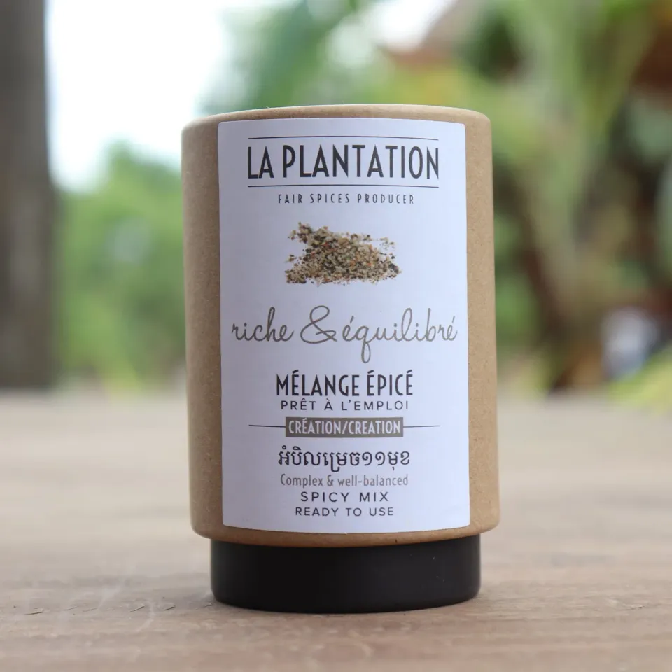 La Plantation Fleur de Sel poivres et épices mélange