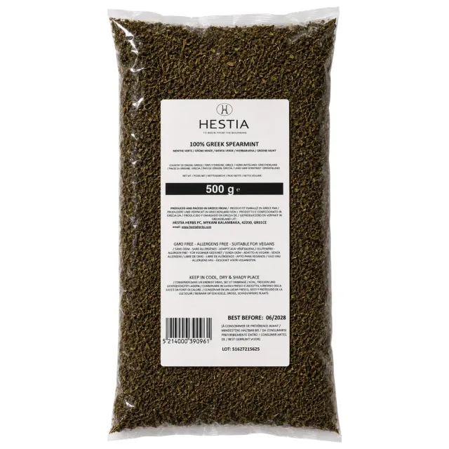Hestia Herbs Menthe Verte herbe séchée 500 g douce