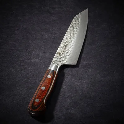 Nishikidori Kengata couteau santoku damas 160 mm