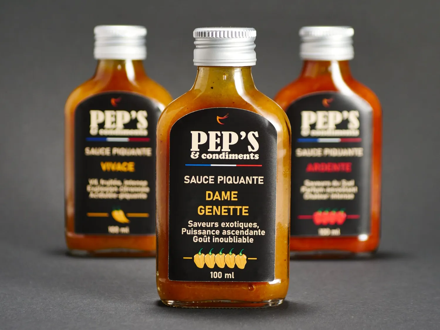 Pep's Dame Genette sauce piquante habanero 90 000 SHU