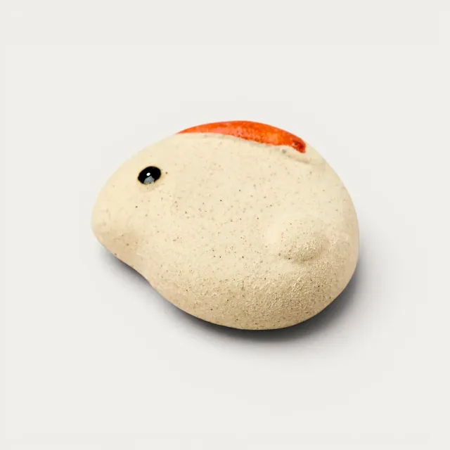 Nishikidori repose-baguettes lapin brun artisanal