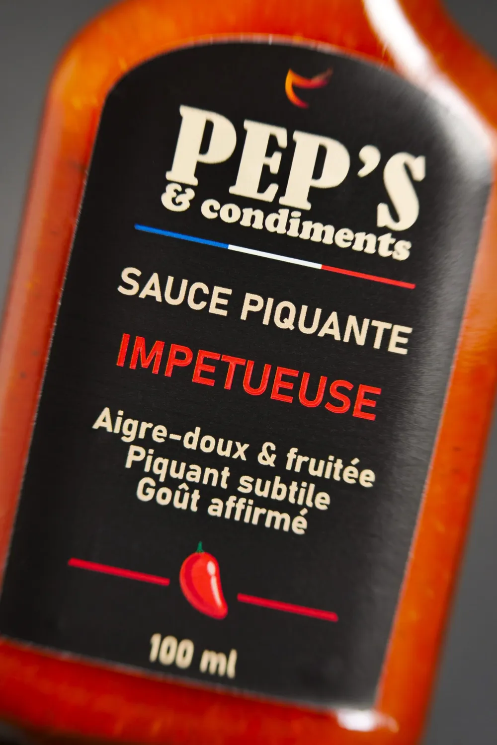 Pep's & condiments Impétueuse sauce piquante 100 ml jalapeño