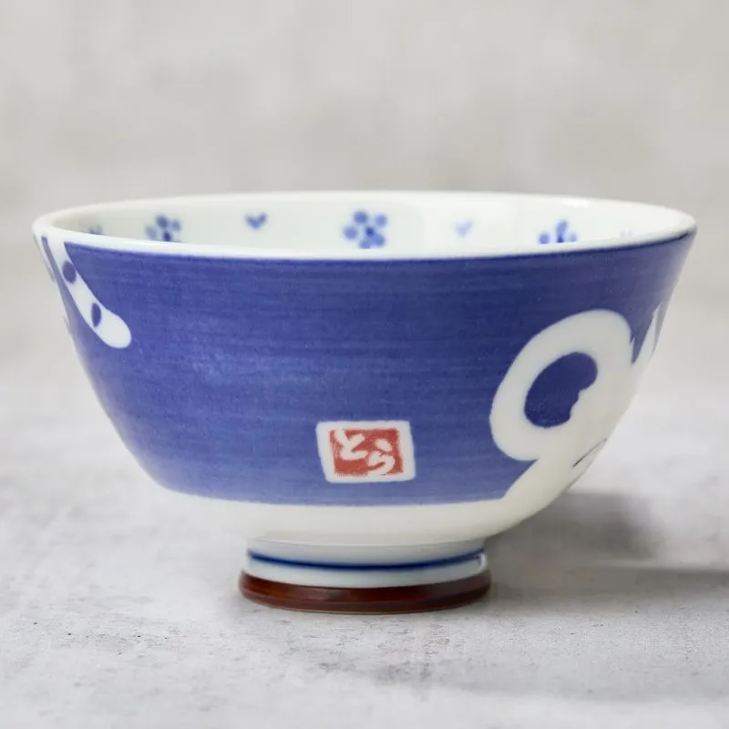 Nishikidori Zodiaque bol à riz porcelaine 200g
