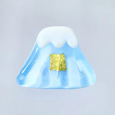 Nishikidori Engimono mont Fuji porte-bonheur bleu