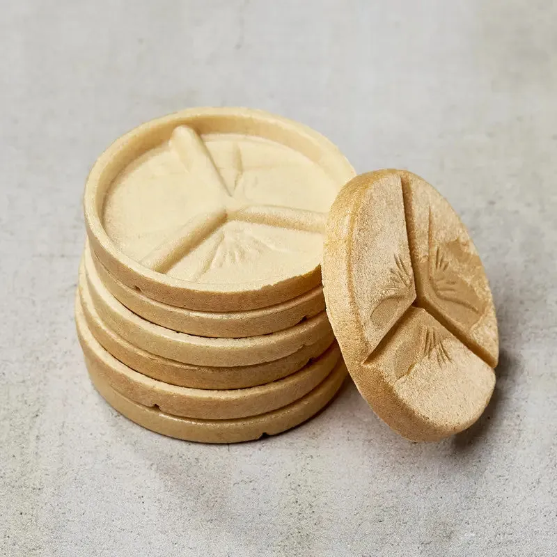 Monaka rond coque patisserie 71mm 50 paires croustillant