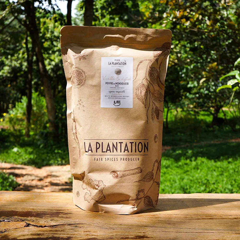 La Plantation poivre de Mondolkiri blanc en grains