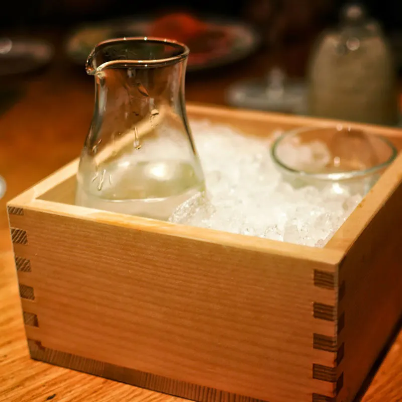 Nishikidori Tebineri carafon saké dashi verre transparent