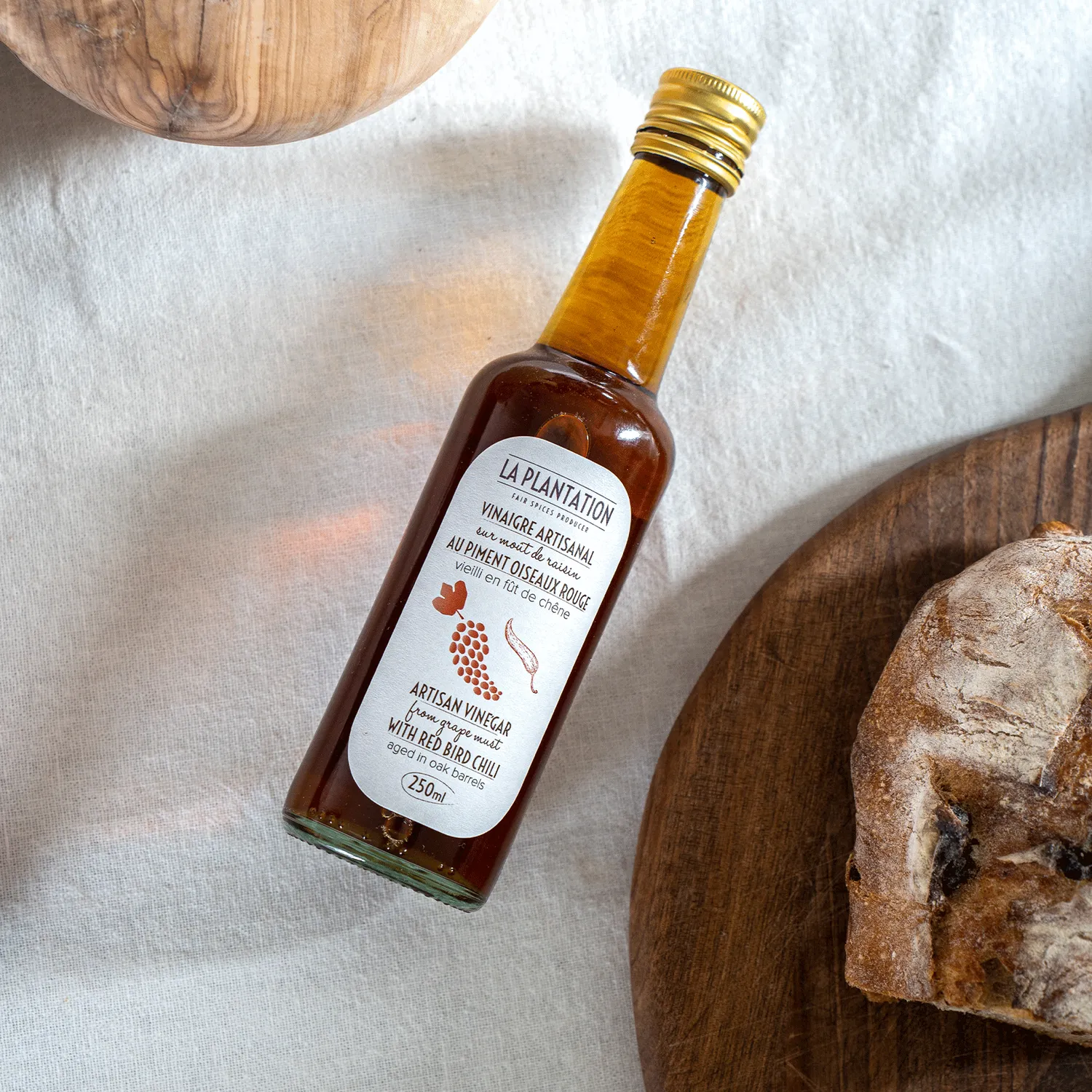La Plantation Vinaigre au piment oiseau fort