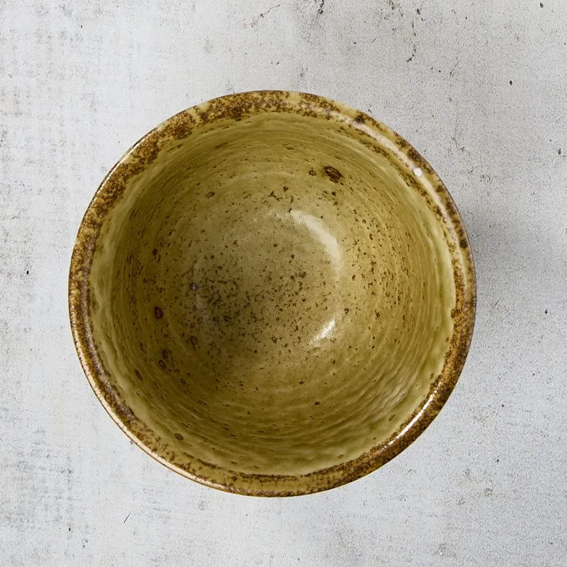 NISHIKIDORI Shinogi bol a riz argile 11,5cm noir