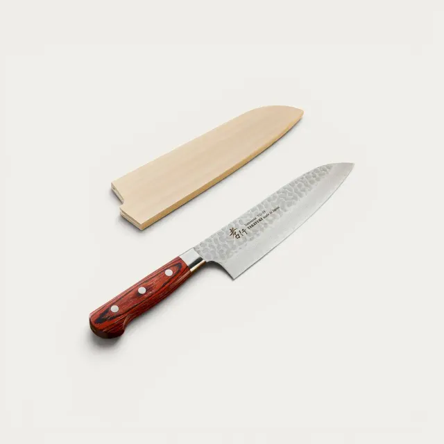 NISHIKIDORI Damas couteau santoku 180 mm 33 couches