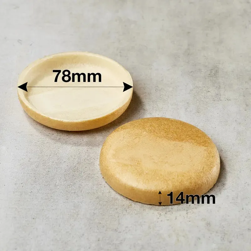 Nishikidori Monaka rond 78*14 mm coque 35 paires croustillante