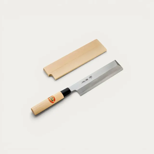 Nishikidori Usuba 195 mm couteau légumes droitier acier blanc