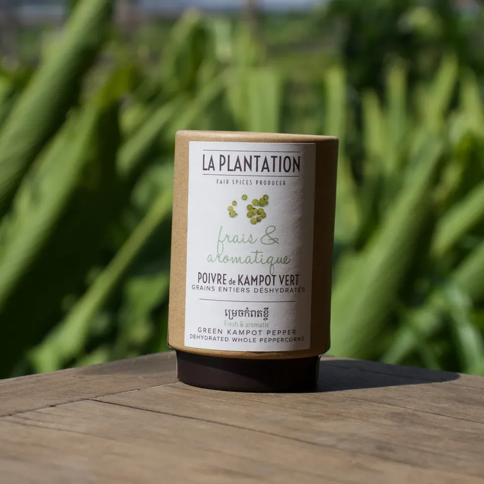 La Plantation Poivre de Kampot vert déshydraté IGP