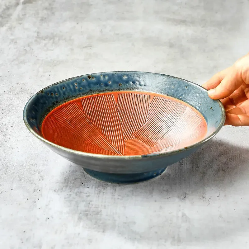 Nishikidori Kushime Membachi assiette 24,5 cm kuroshu maki