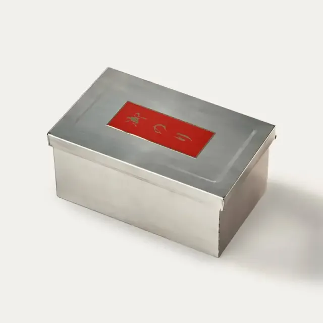 NISHIKIDORI boîte nori inox 500 feuilles avec dessiccant