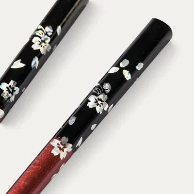 Nishikidori Baguettes bois sakura set 5 paires 22,5 cm