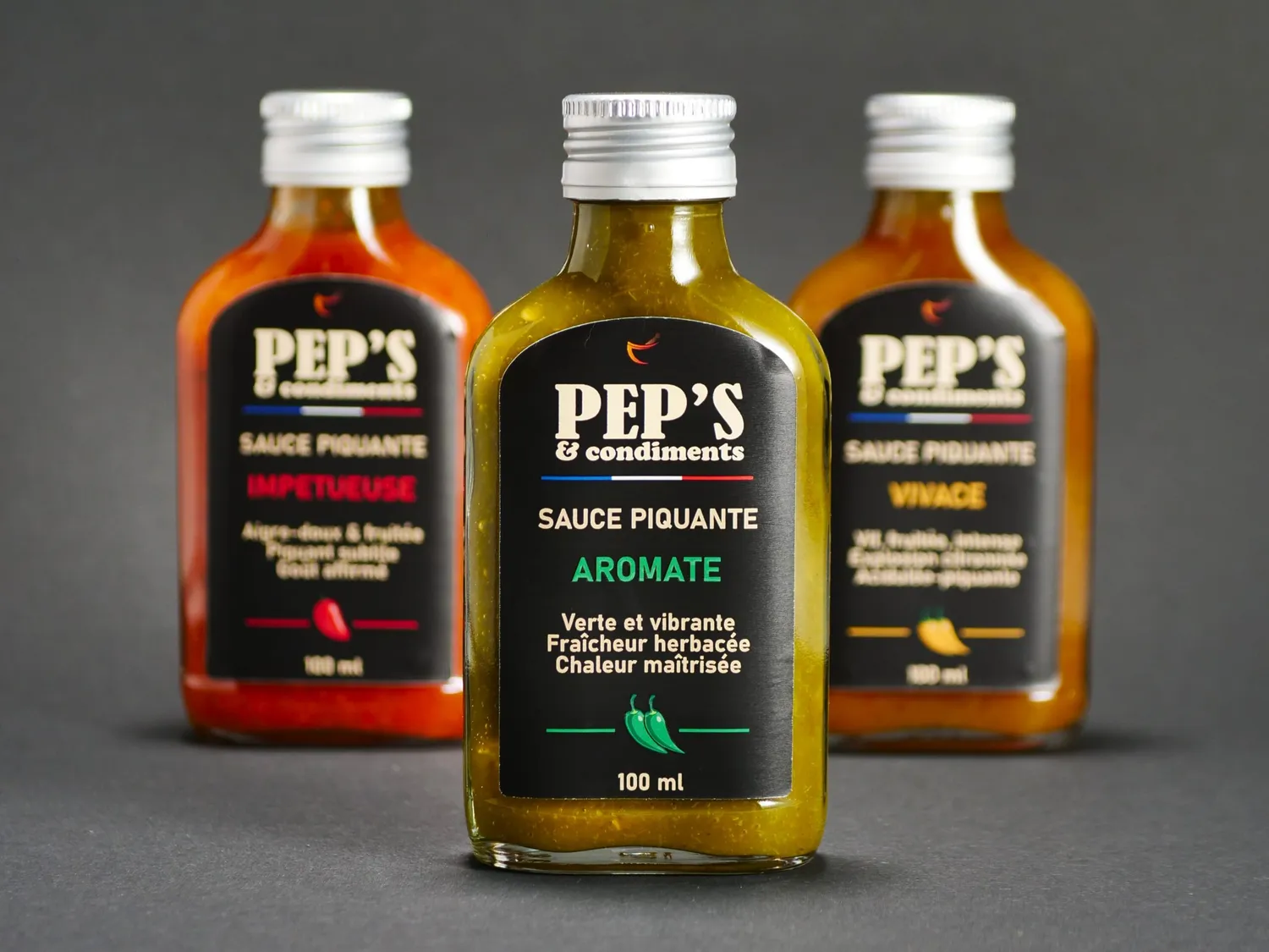 Pep's & condiments L'Aromate sauce verte Cayenne 100 ml