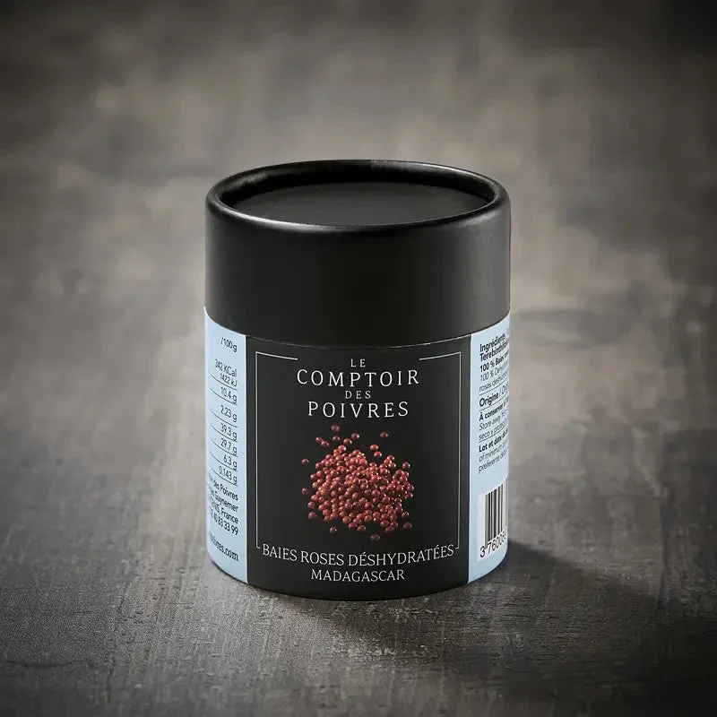 NISHIKIDORI Baies roses entières épice boîte 40g fruité