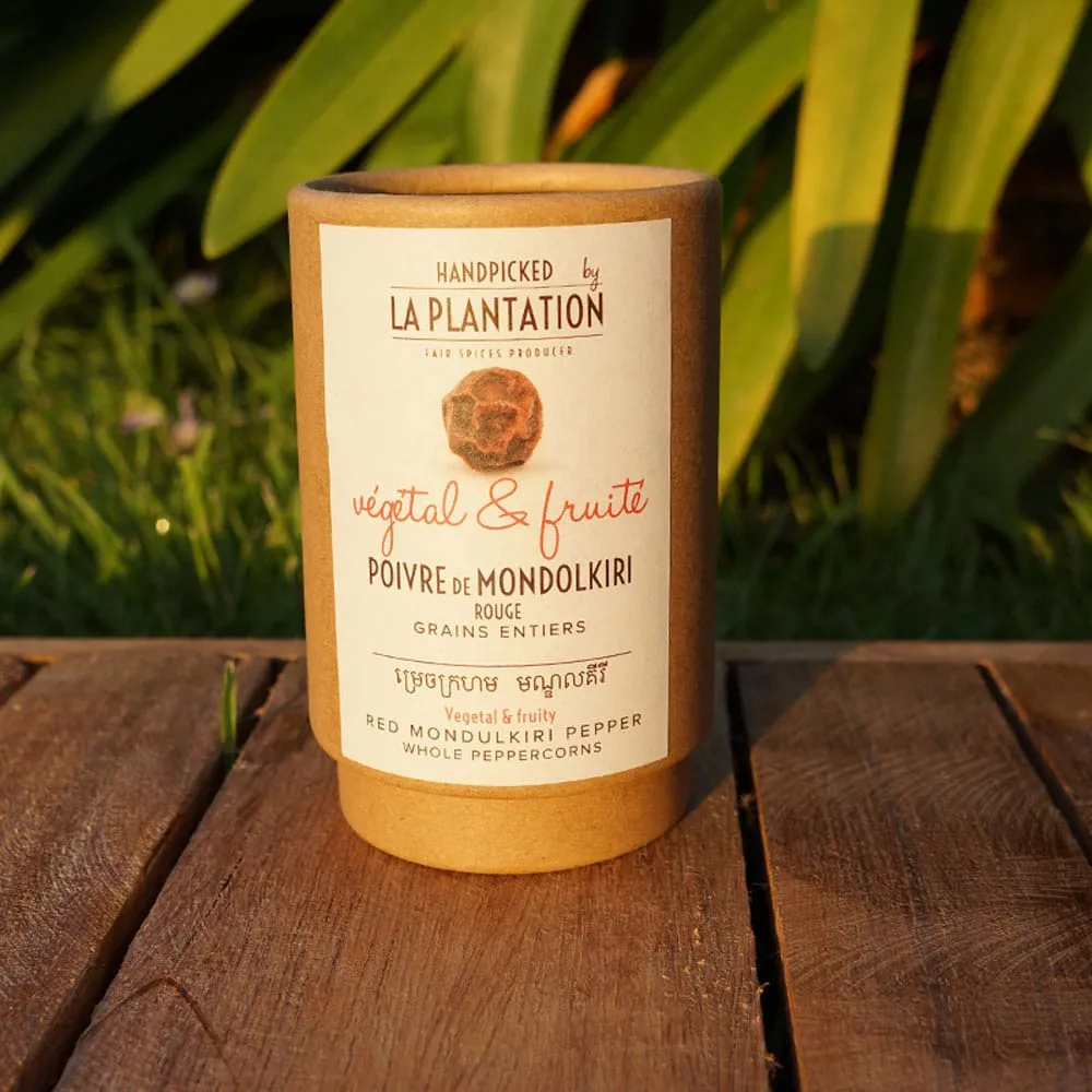 La Plantation Mondolkiri poivre rouge en grains fort