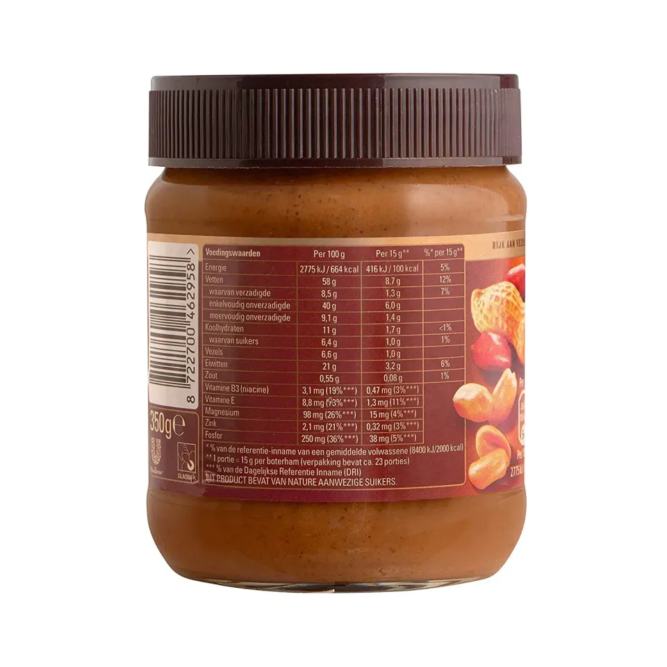 Calvé Peanut Butter beurre cacahuètes 650g crémeux