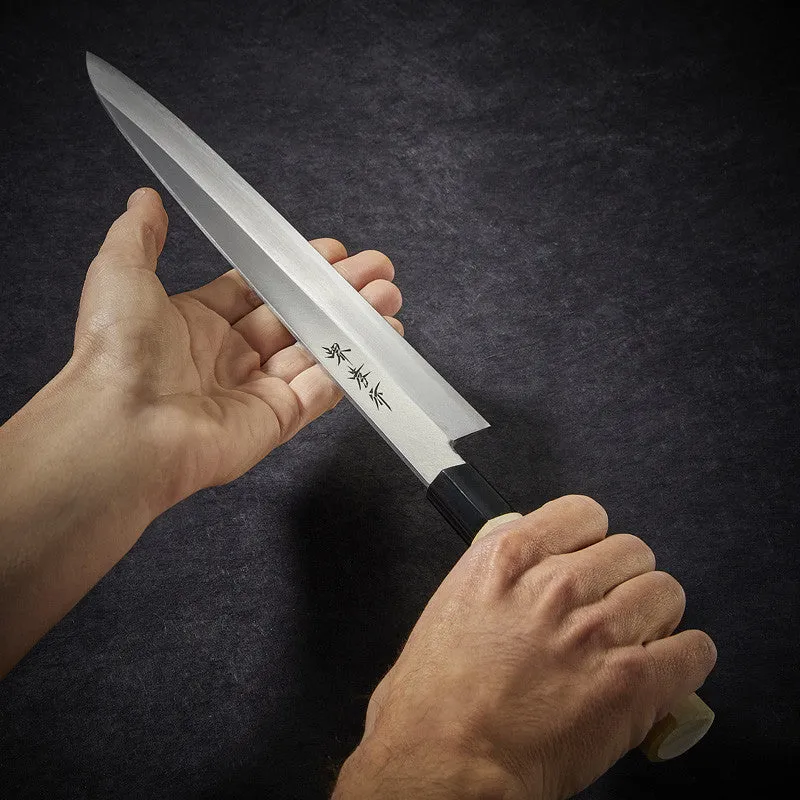 Nishikidori Couteau sashimi 270mm droitier carbone