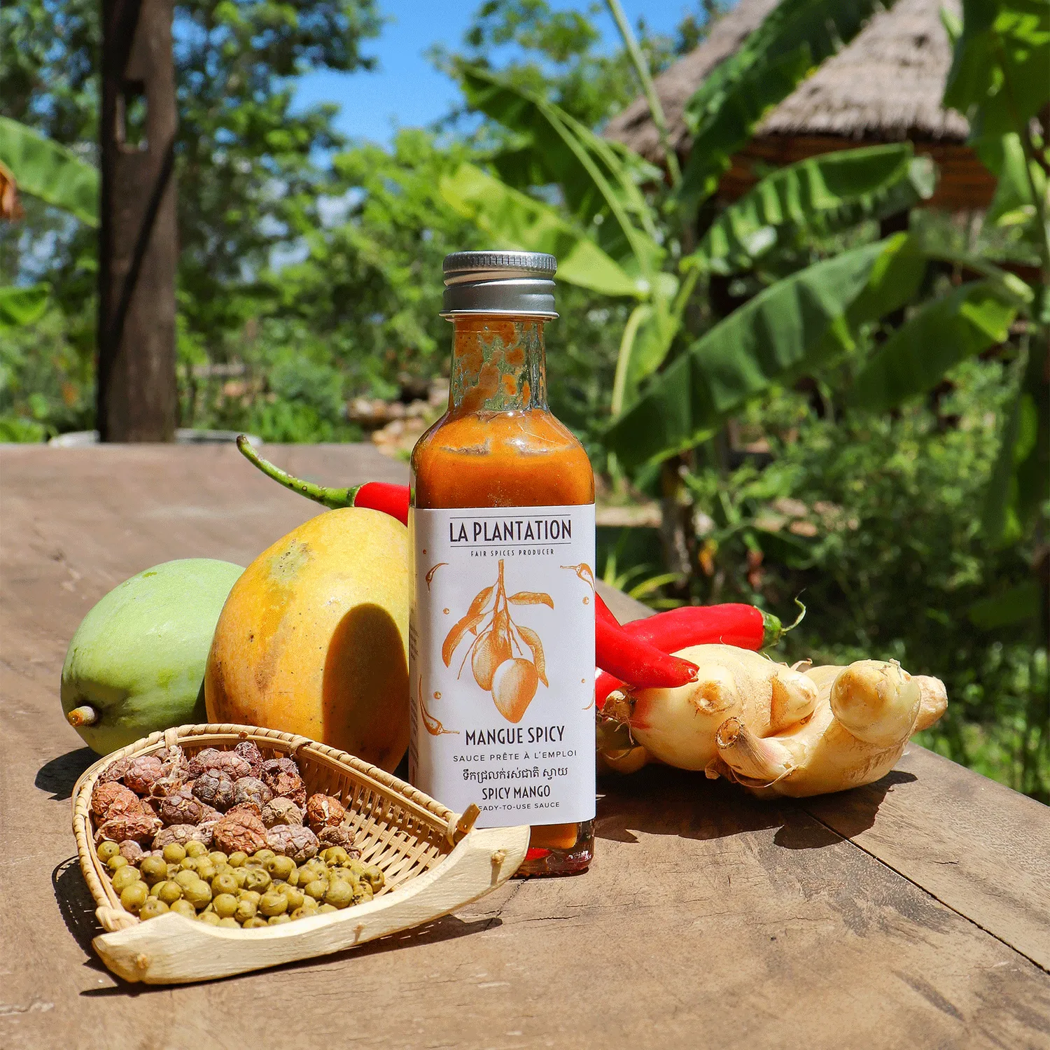La Plantation Sauce Mangue Spicy sauce fruitée piquante