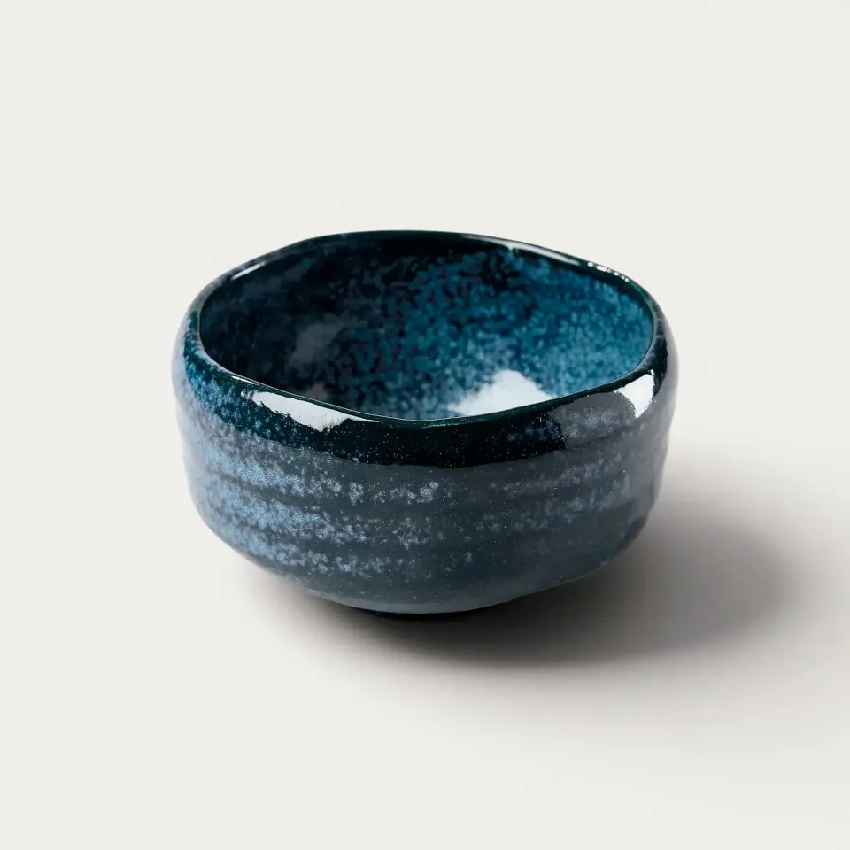 NISHIKIDORI Aoyu Nagashi bol matcha motif bleu