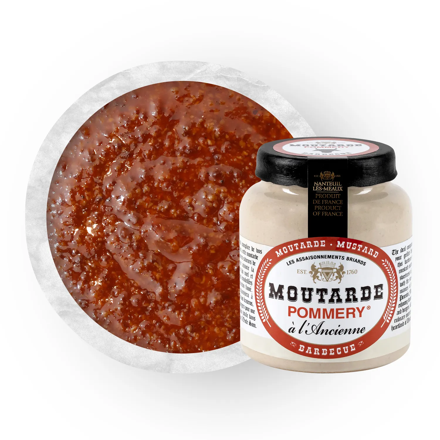 Pommery Barbecue Moutarde Miel Pimenton 100 g