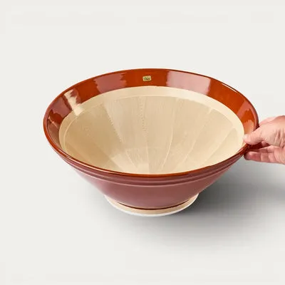 Nishikidori Tokoname mortier Suribachi 40cm rainuré