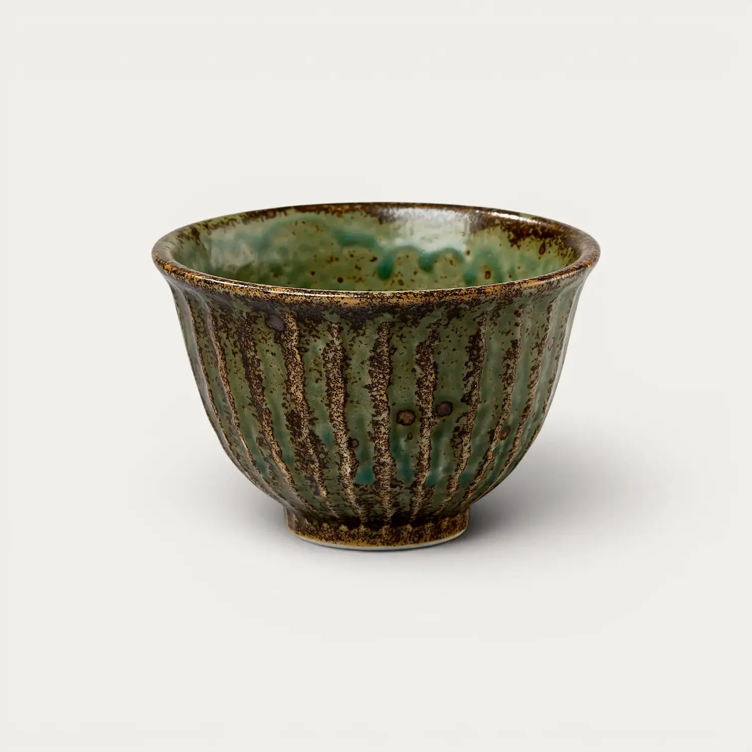 NISHIKIDORI Shinogi bol a riz argile 11,5cm noir
