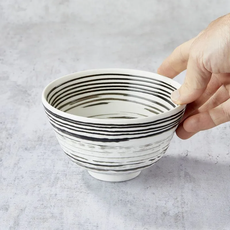 Nishikidori bol domburi blanc mat traditionnel