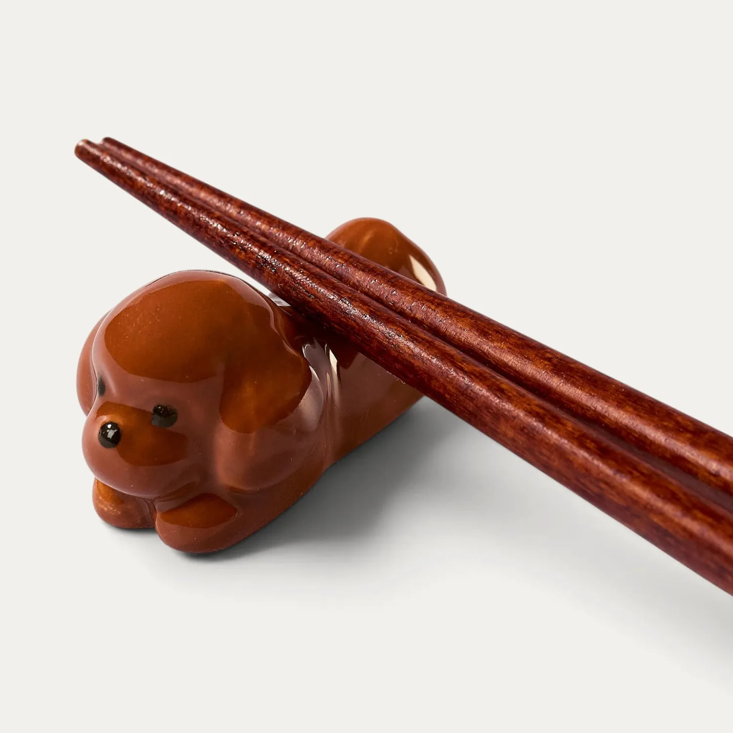 Nishikidori repose-baguettes porcelaine shiba beige