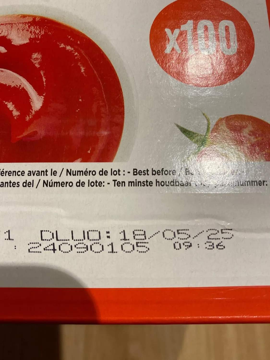 Gyma Boite Distributrice Ketchup sticks 100x10g sans colorant